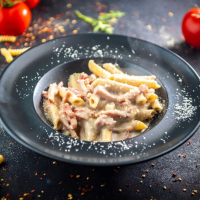 Carbonara 400 g PASTE (PRODUSE NOI) la Rexo LunchBox TEST din Târgu Mureş
