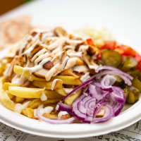 Shaorma de pui la farfurie 480 g SHAORMA BOX (PRODUSE NOI) la Rexo LunchBox TEST din Târgu Mureş