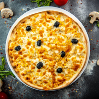 Chicken Gold 1450 g PIZZA PARTY 50 cm (REȚETĂ NOUĂ) la Rexo LunchBox TEST din Târgu Mureş