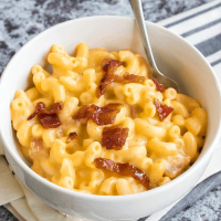 Bacon Mac & Cheese 400 g MAC & CHEESE (NOU !) la Rexo LunchBox TEST din Târgu Mureş