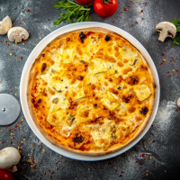 Cheeselover 1390 g PIZZA PARTY 50 cm (REȚETĂ NOUĂ) la Rexo LunchBox TEST din Târgu Mureş