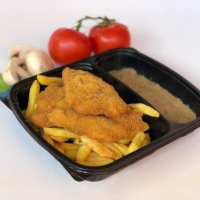 Schnitzel Box 400 g OFERTE IREZISTIBILE !  la Rexo LunchBox TEST din Târgu Mureş