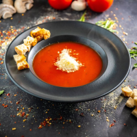 Supă cremă de roșii mediteranean 350 g SUPE CREMĂ la Rexo LunchBox TEST din Târgu Mureş