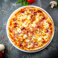 Meatlover 680 g PIZZA STANDARD 32 cm (REȚETĂ NOUĂ) la Rexo LunchBox TEST din Târgu Mureş