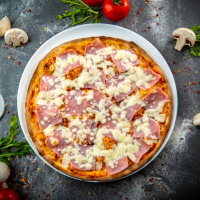 Prosciutto 580 g PIZZA STANDARD 32 cm (REȚETĂ NOUĂ) la Rexo LunchBox TEST din Târgu Mureş