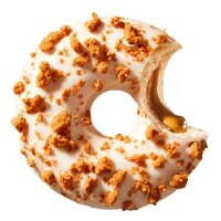 Caramel Biscuit Donut 70 g (1 buc) DESERT la REXO IMPORT din Târgu Mureş